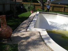 Floating gunite pools