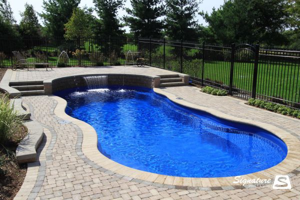 signature pools fiberglass pool chicago