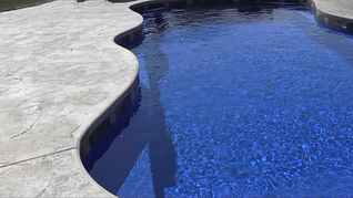 Textured Pool Patio