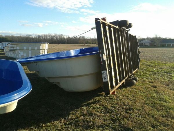 strong fiberglass pool