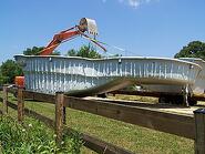 lifting a fiberglass pool