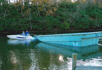 fiberglass pool boat delivery