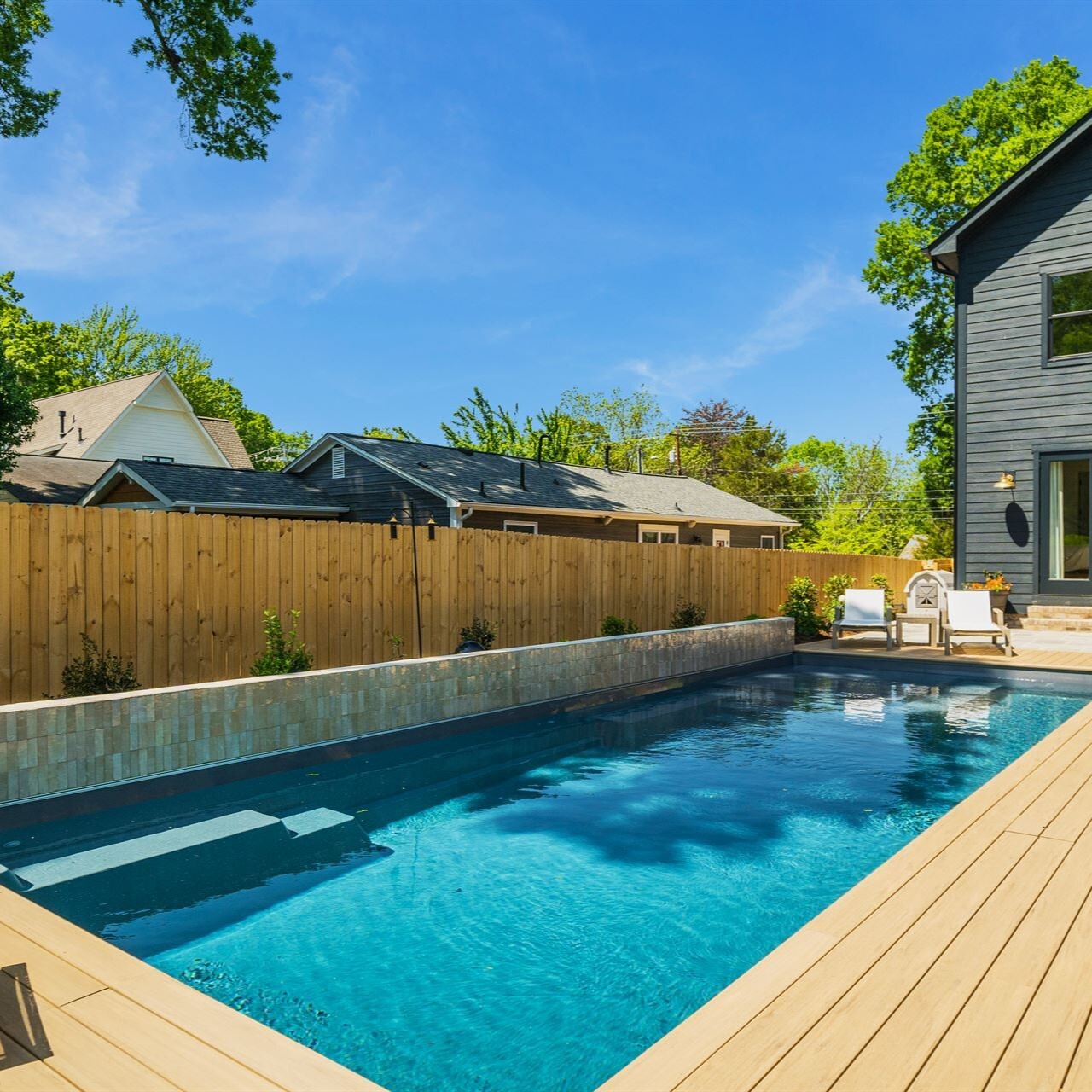008. River Pools M35 in Granite Gray with composite wood patio and coping-1