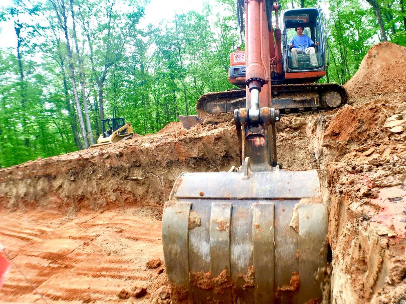 Pool excavation