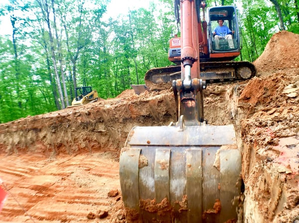 Pool excavation