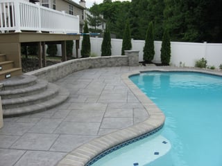 concrete coping and pool