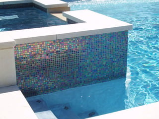 Glass tile on a concrete pool - what is the best interior finish?