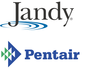 Pentair and Jandy logos