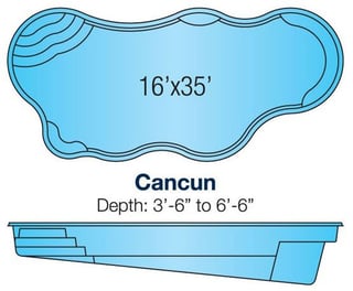 Viking Cancun pool blueprint/specs