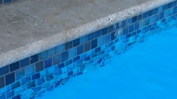 Waterline pool tile