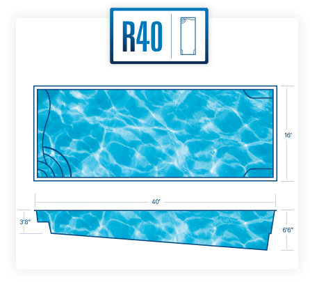 R40 fiberglass pool Basic Diagram