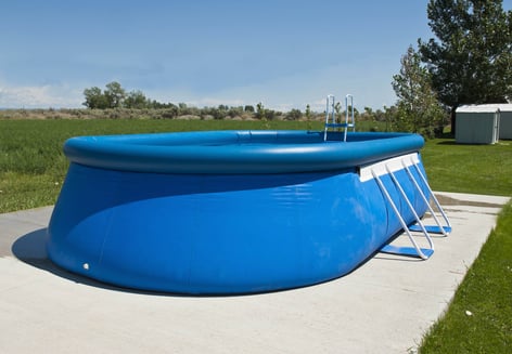 above ground swimming pool