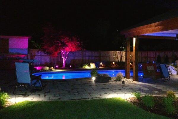 ambient pool landscape lighting