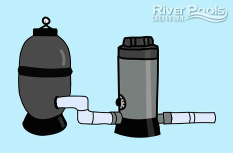 automatic pool chlorinator illustration