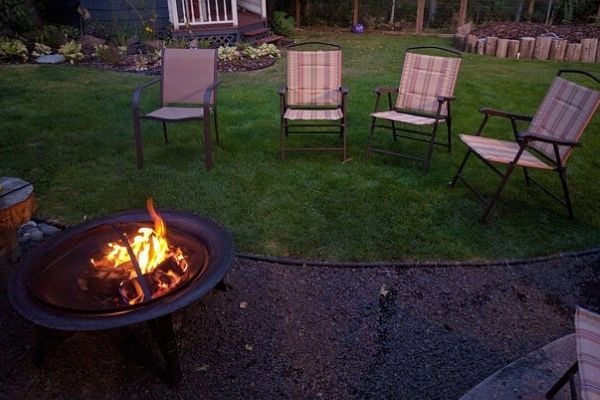 backyard fire pit