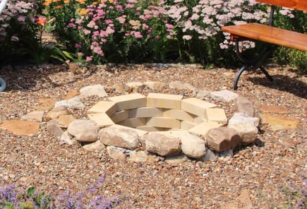 inground fire pit idea