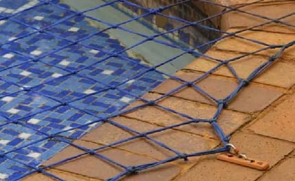 pool safety net on inground pool