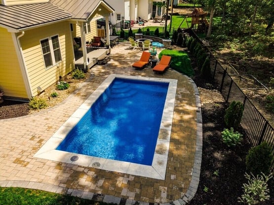 Inground Pool In A Small Backyard, What Is Considered A Small Inground Pool