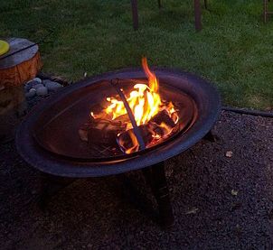 steel fire pit