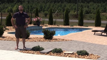How hot do pool patios get? Testing different materials on a 99 degree day