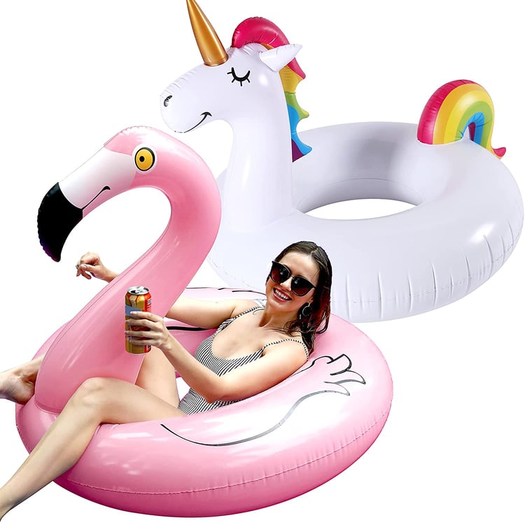 inflatable-flamingo-unicorn-2-pack-pool-float