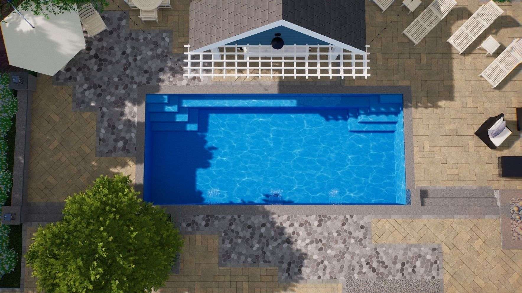 A Series Fiberglass Pool | River Pools