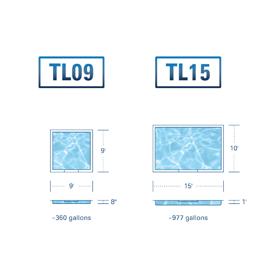 River Pools Tanning Ledge Add-On Options