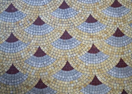 mosaic concrete wall for pool