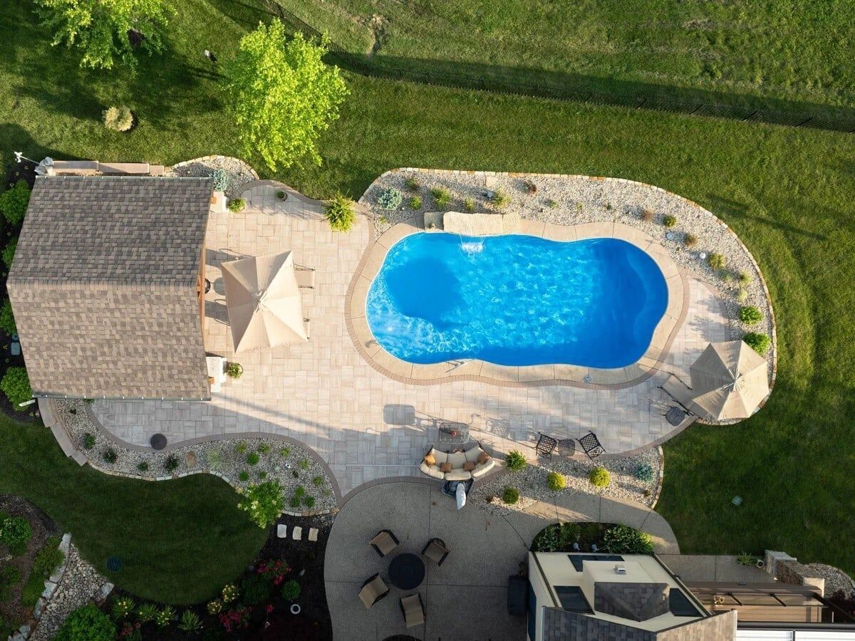 River Pools C35 Fiberglass Inground Pool_ Color California_ Installed by River Pools St. Louis 1-1-1 River Pools C35 Fiberglass Inground Pool_ Color California_ Installed by River Pools St. Louis 1-1-1