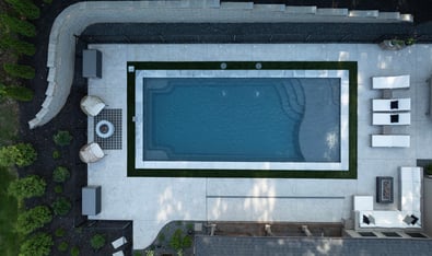 River Pools D36 Fiberglass Inground Pool; Color Diamond Sparkle; Installed by River Pools St. Louis 1 (1)-2