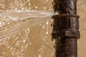 leaking pipe - concrete pool leaks
