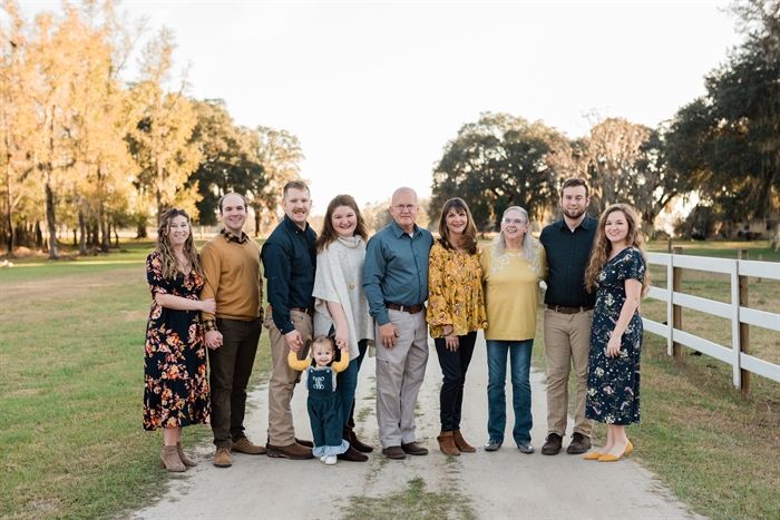 Mark and Becky with children and grandchildren