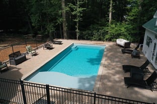 D32 pool in Sandstone Shimmer color