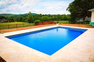 R36 pool in Maya Blue