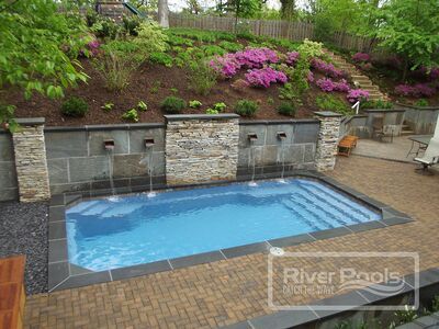 pool retaining wall