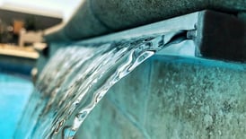 cascade pool water feature