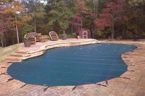 Security cover for a pool
