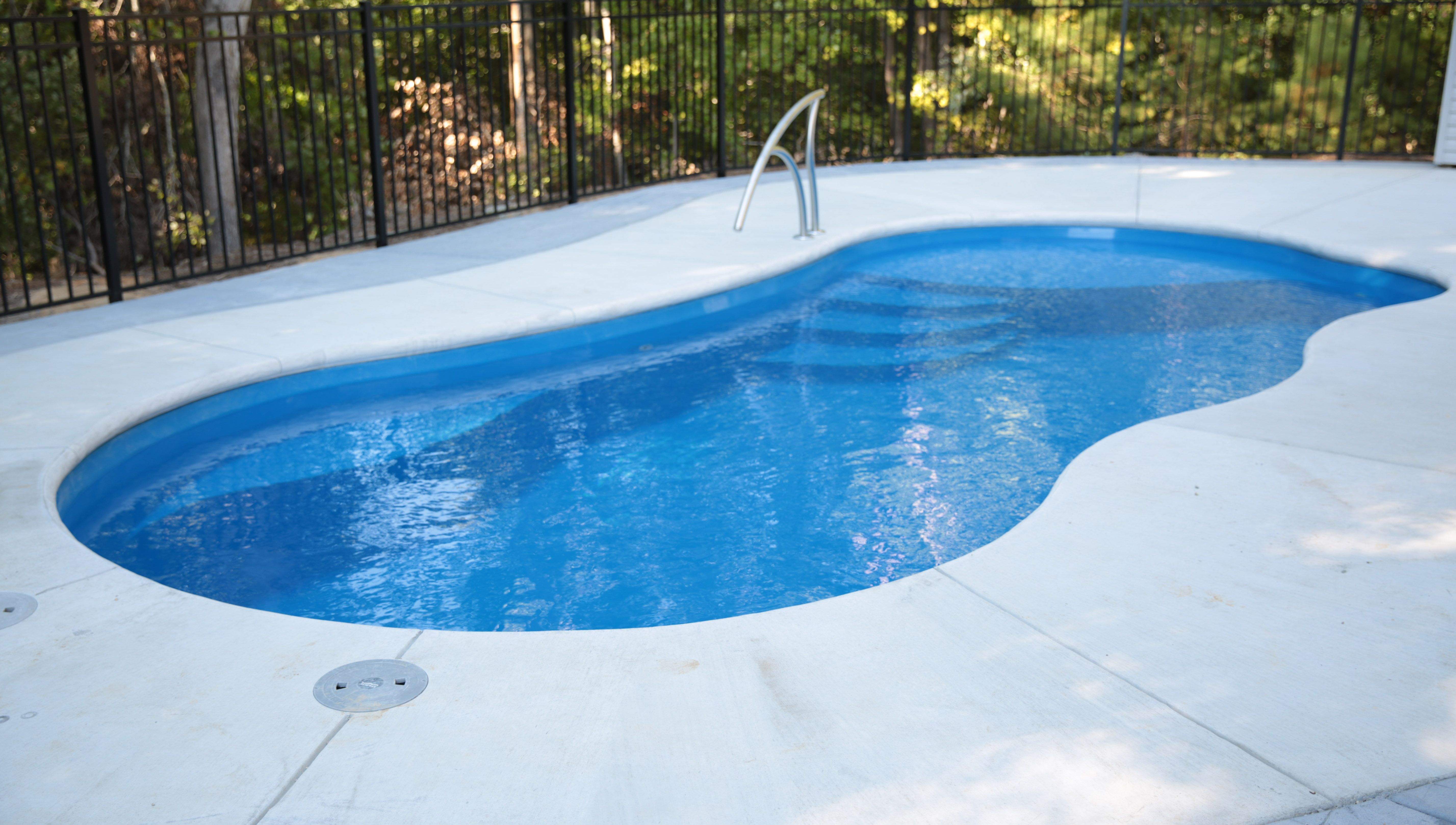 fiberglass swimming pool freeform