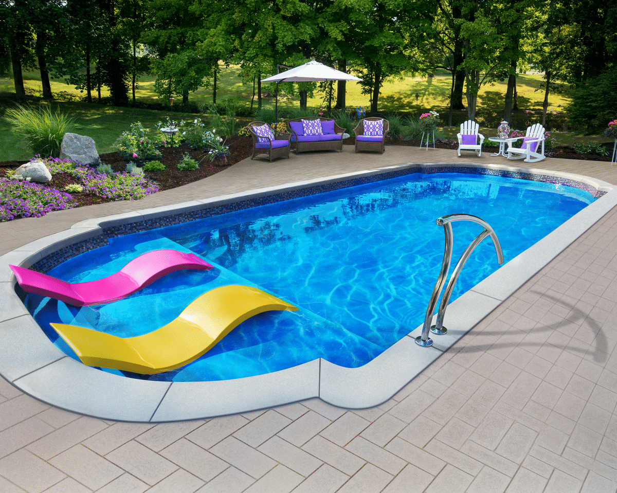 L36 pool in maya blue