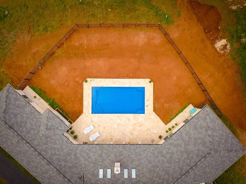 R36 pool in Maya Blue