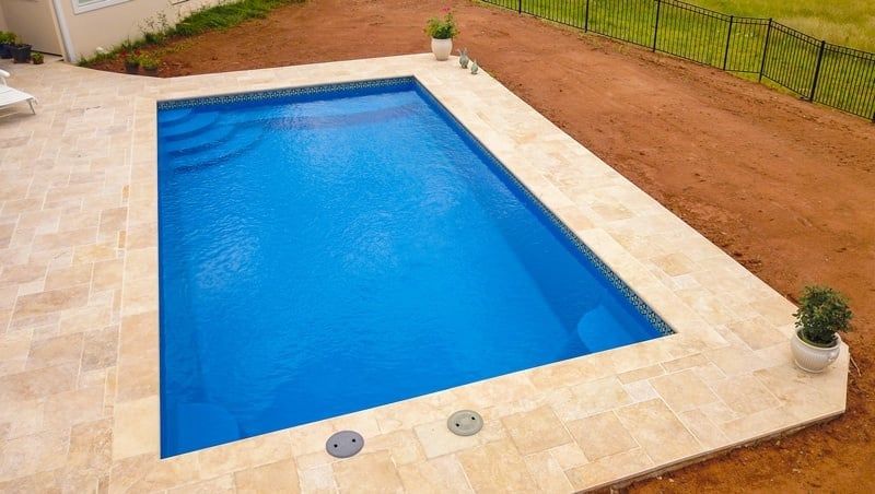 R36 pool in Maya Blue