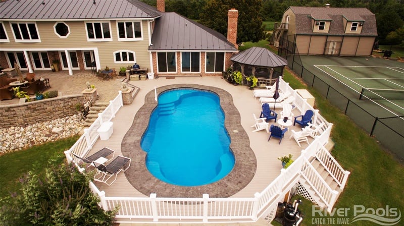 How Much Swimming Pool Patio Do I Need?
